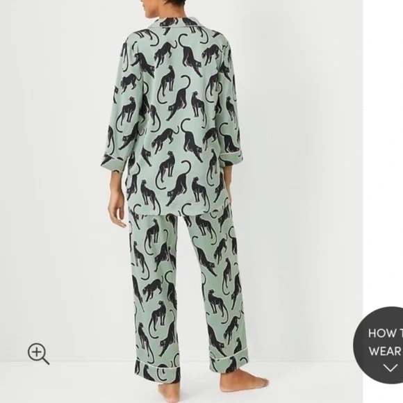 Ann Taylor women Cat Pajama Set - Picture 2 of 16